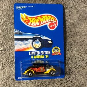 New in Package Vintage 1993 Hot Wheels Limited Edition Malt O MEAL 3 Window 34
